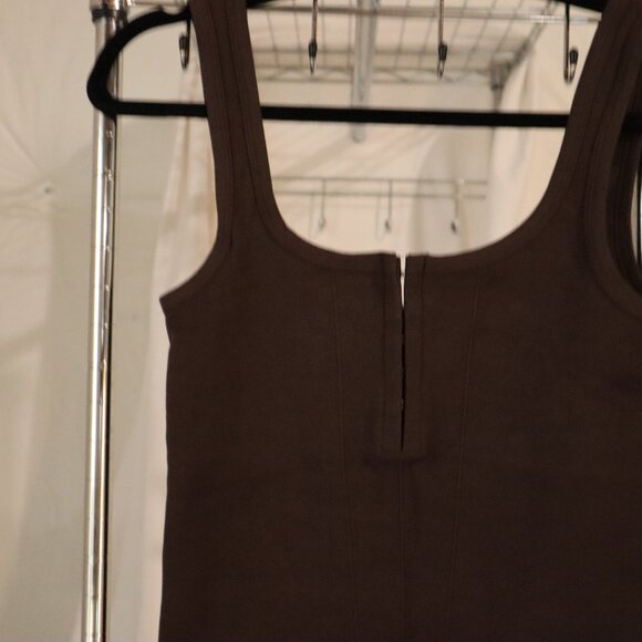 Free People Chocolate Tank NWOT M/L - Picture 5 of 7